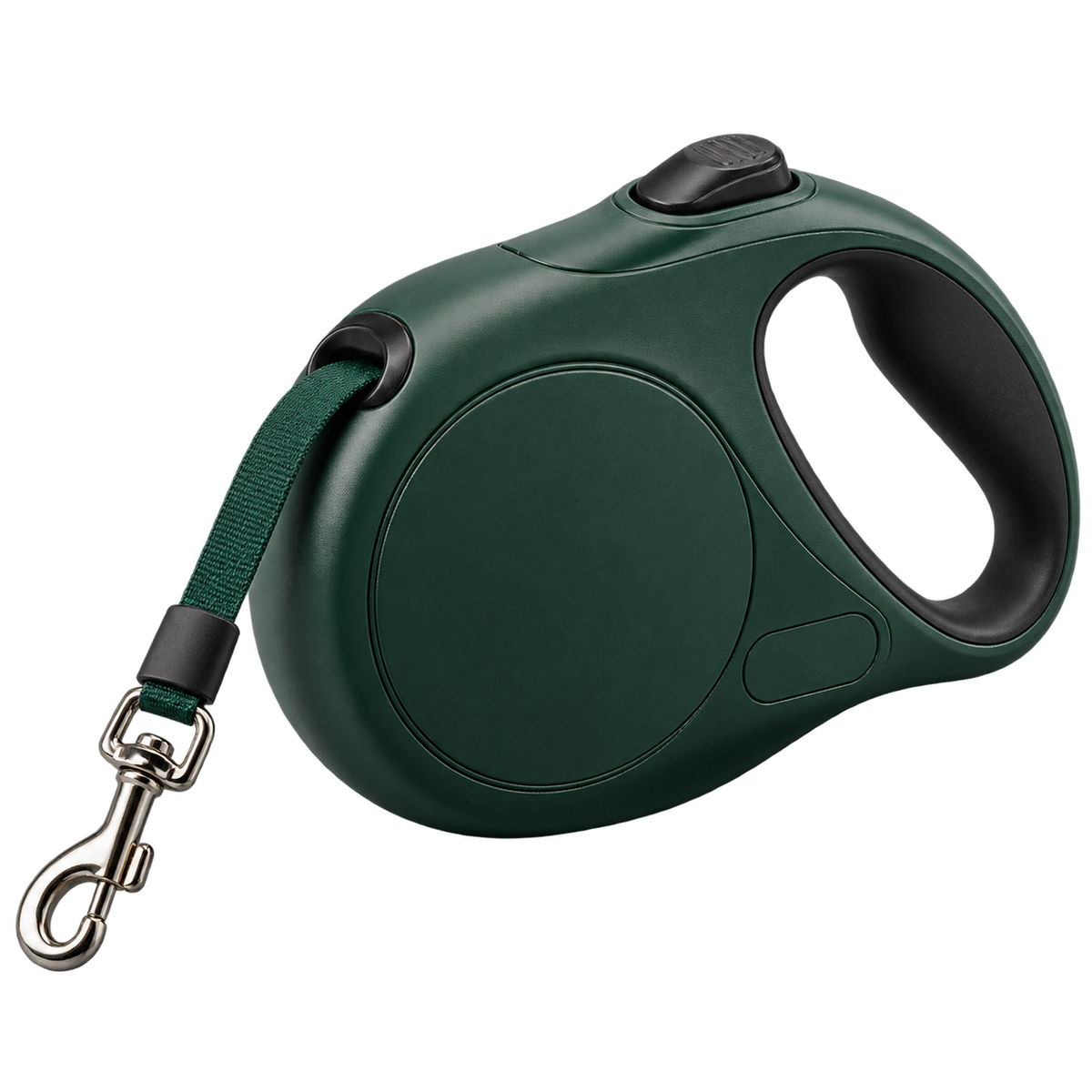 Illustrative design of Customized retractable dog leash on a transparent background. Final product to be confirmed with the supplier.