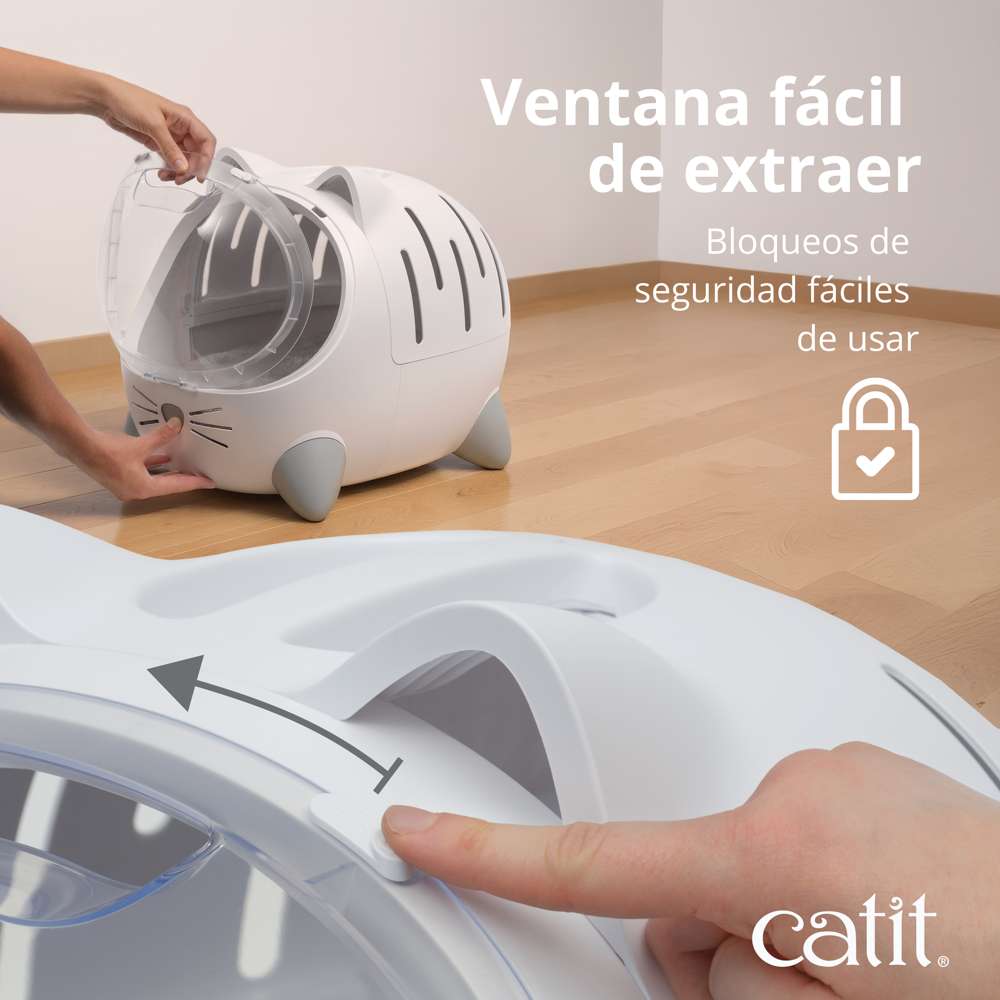 Catit PIXI Mio, cama y transportín desmontable para gatos