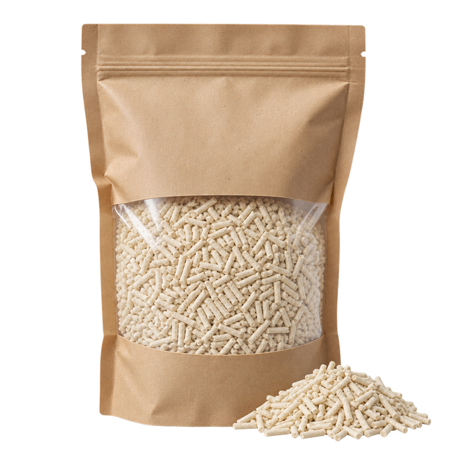 Arena vegetal de tofu para gatos