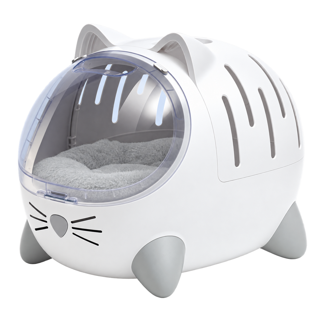 Imagen de catálogo de Catit PIXI Mio — cama, refugio y transportín 3 en 1 sobre fondo transparente