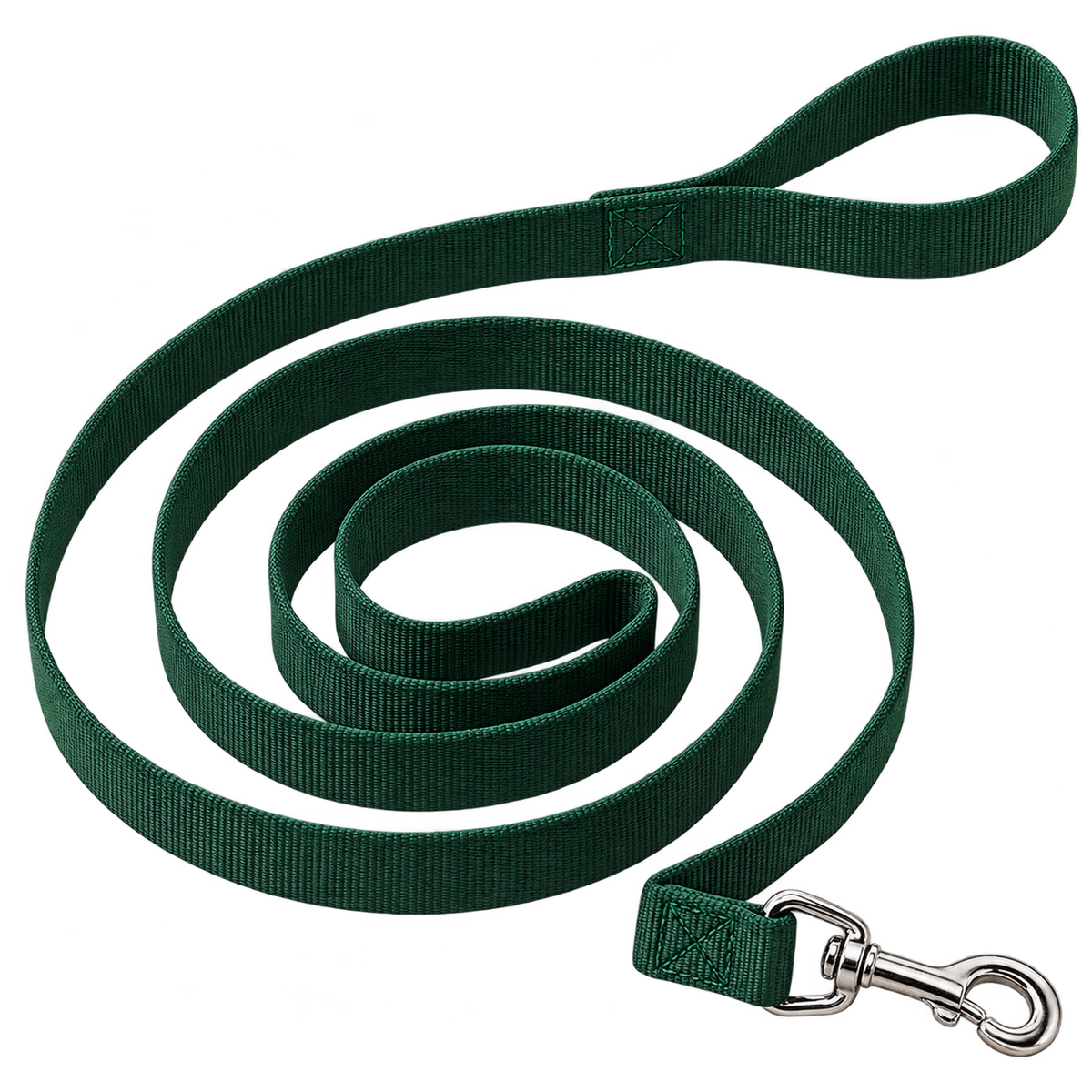 Illustrative design of Long dog training leash; catalog representation on a transparent background