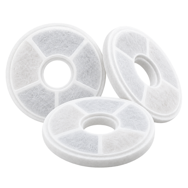 Filtros de recambio para fuente de agua de gatos